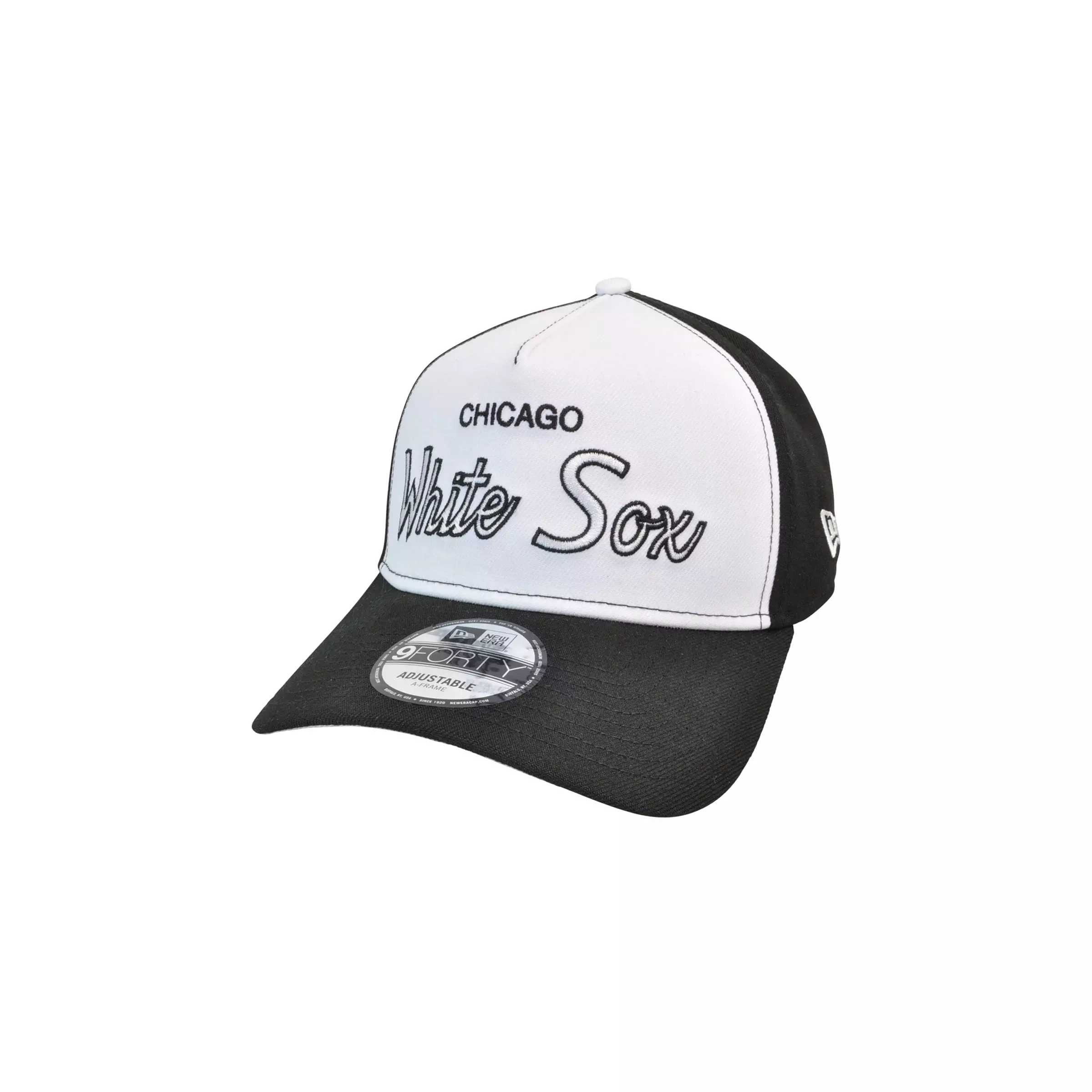 New Era 9FORTY Script Snapback Hat White | Hibbett